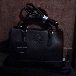 Nanette Lepore black satchel bag